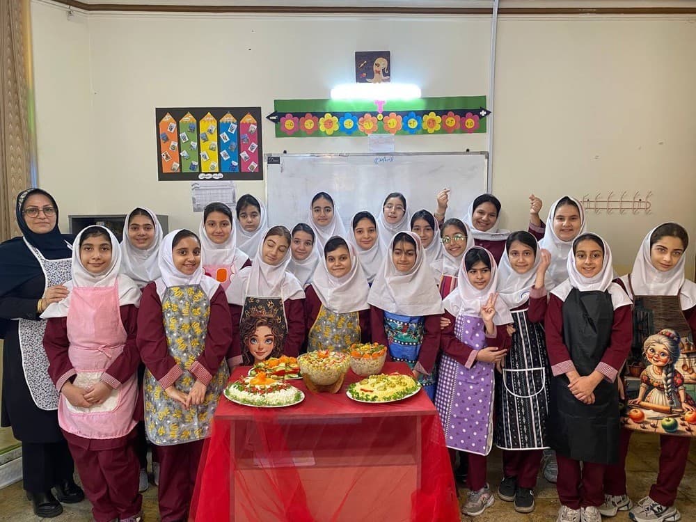 «جشن غذا پایه ششم»